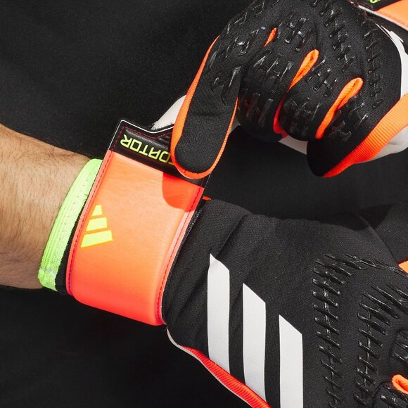 NEW IN BOX Adidas Predator League Senior Gloves SZ 11 $80 Wrist Strap - Picture 2 of 4